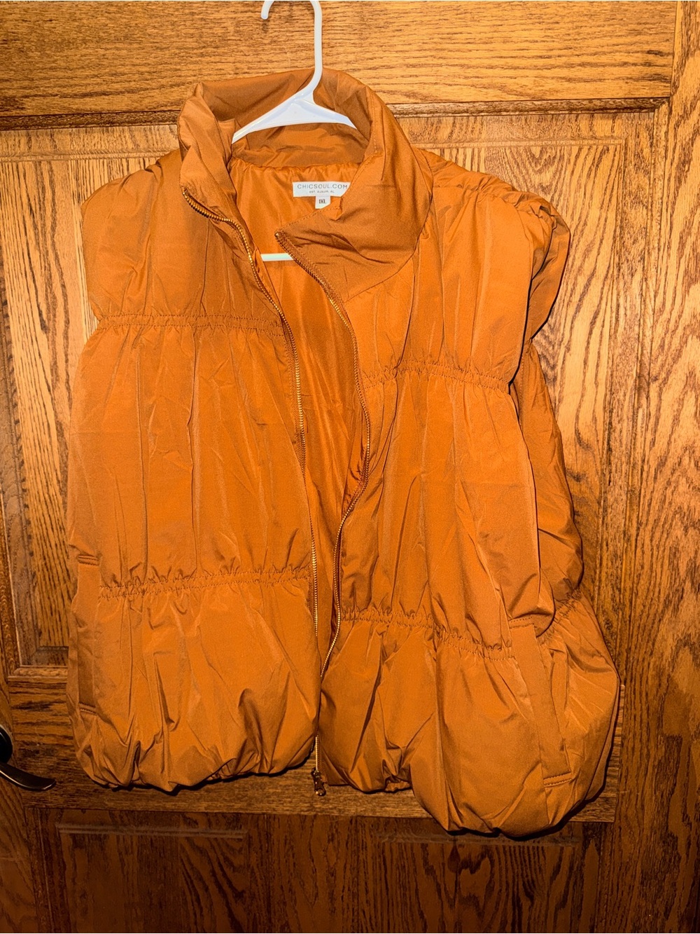 Chic Soul Boutique Quilted Puffer Vest 1XL